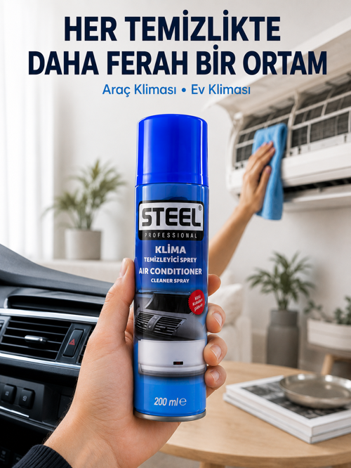Klima ve Araç Havalandırma Temizleyici Sprey - Lisinya