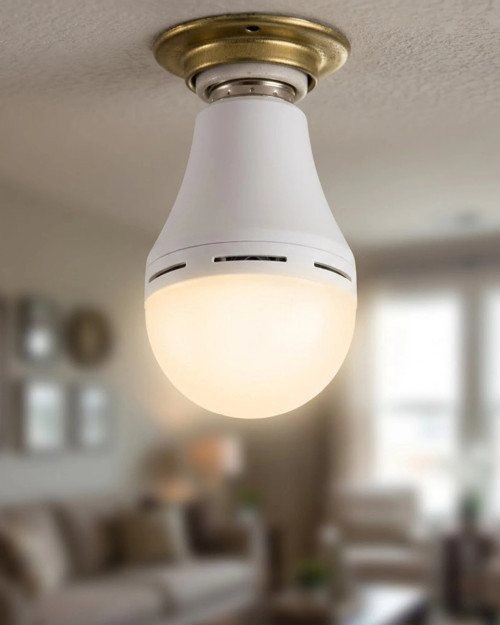 Şarjlı LED Ampul 6500K Soğuk Beyaz E27 Duy Enerji Tasarruflu