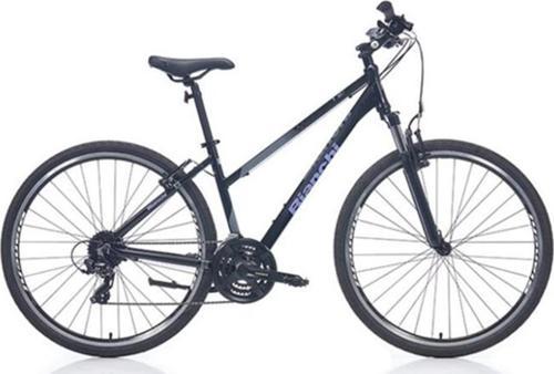 BIANCHI T0017FS-L KADIN ŞEHİR BİSİKLETİ 430H V 28 JANT 24 VİTES SİYAH LİLA YS728