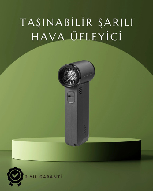 Araç İçi ve Ev İçin Güçlü Hava Üfleyici Toz Temizleme Makinesi