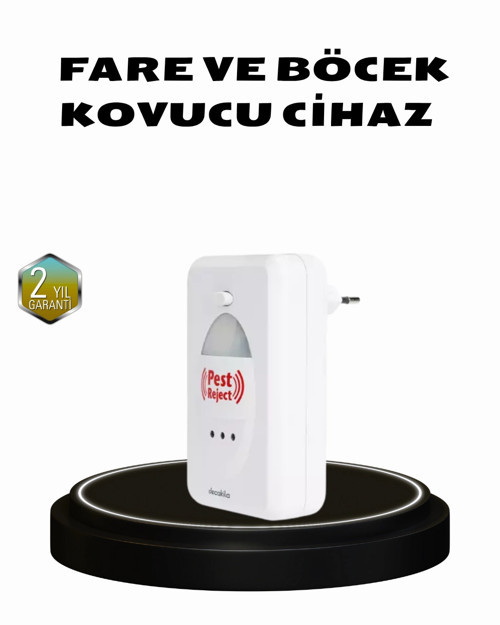 Ultrasonik Böcek ve Fare Kovucu – Doğa Dostu, Sessiz ve Etkili