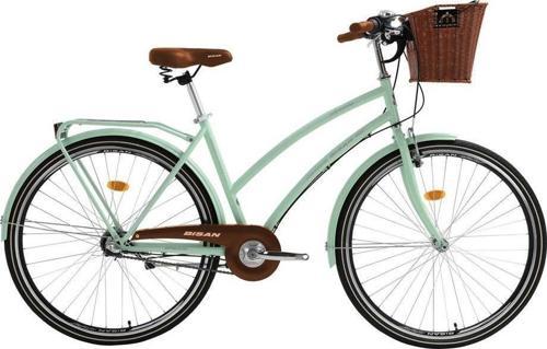 SERENITY KADIN ŞEHİR BİSİKLETİ 46CM V 28 JANT NEX.3 VİTES MİNT YEŞİL SİLVER