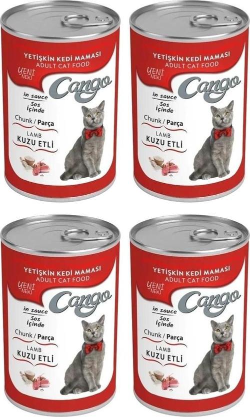 Yetişkin Konserve Kedi Maması Kuzu Etli 415 Gr X 4 Adet
