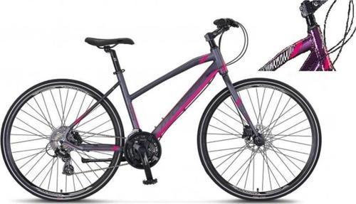 LEGARDA-2321-LDM-H KADIN ŞEHİR BİSİKLETİ 410H 28 JANT 21 VİTES MÜRDÜM PEMBE