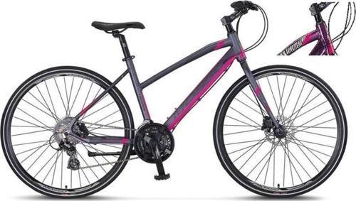 LEGARDA-2321-LDM-H KADIN ŞEHİR BİSİKLETİ 460H 28 JANT 21 VİTES MÜRDÜM PEMBE