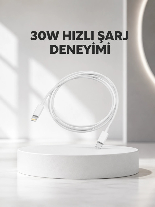 Yüksek Saflıkta Bakır Çekirdekli 30W Hızlı Şarj Kablosu