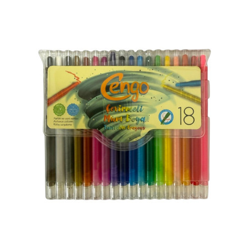 Çevirmeli Mum Boya 18 li