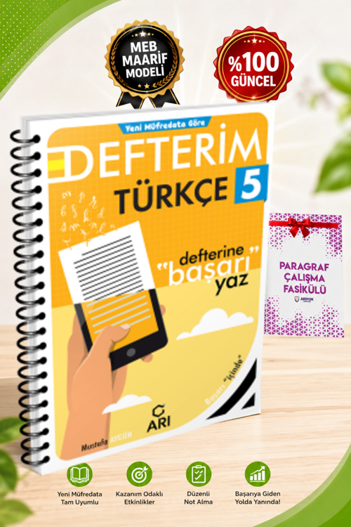 Arı Yayınları 5. Sınıf Türkçe Defteri