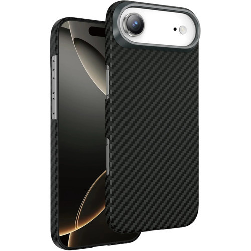 iPhone 17 Air MagSafe Uyumlu Aramid Kevlar Karbon Fiber Kılıf