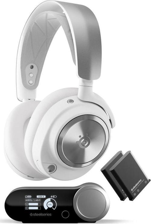 Arctis Nova Pro Wireless Kablosuz Oyuncu Kulaklığı - Beyaz