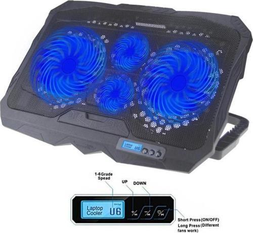 4 Fanlı Rgb li 9-17 inç Yükseklik Ayarlı Notebook Sogutucusu