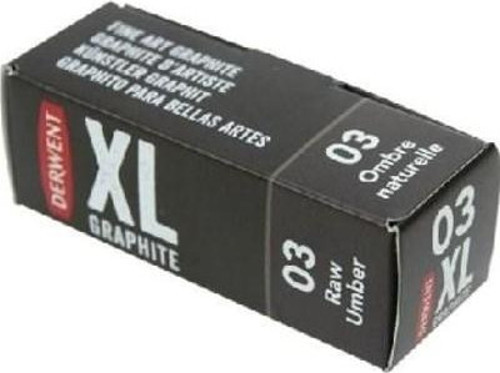 XL Graphite Block Kalın Grafit Füzen 03 Raw Umber