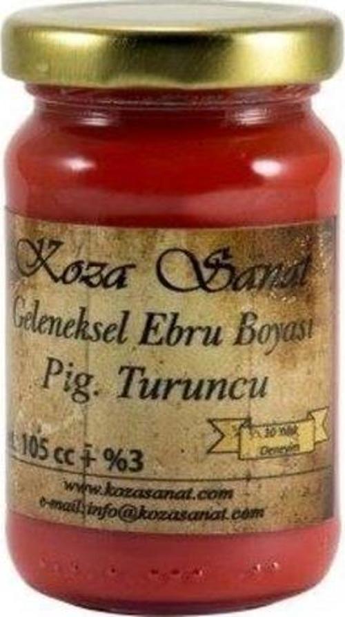 Koza GELENEKSEL Ebru Boyası 105 cc. Pigment Turuncu