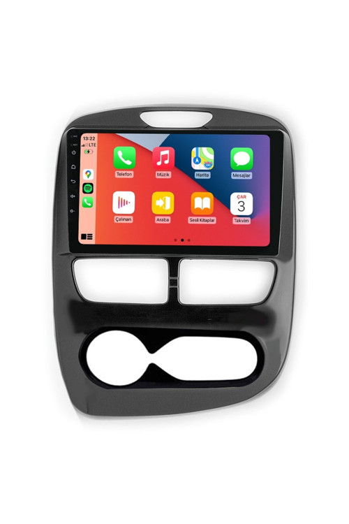 AR.129 Renault Clio 4 Manuel Klima 4+32GB Android Carplay Multimedya Teyp