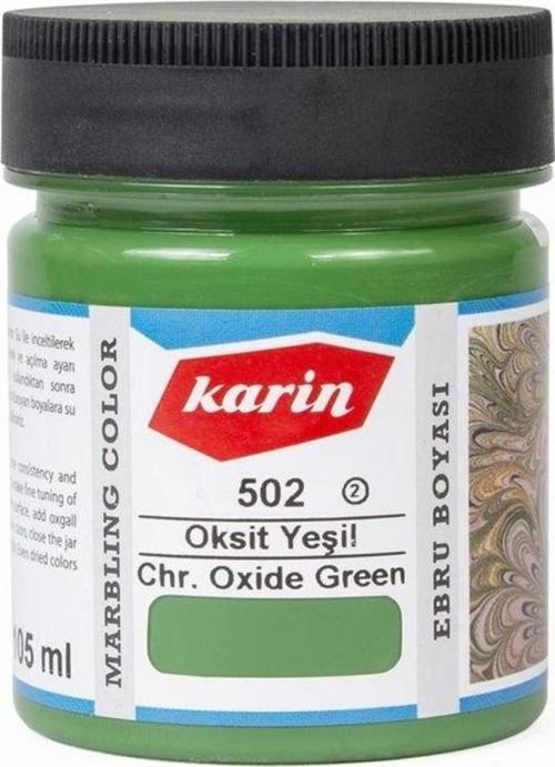 Geleneksel Ebru Boyası 502 OKSİT YEŞİL 105 ml