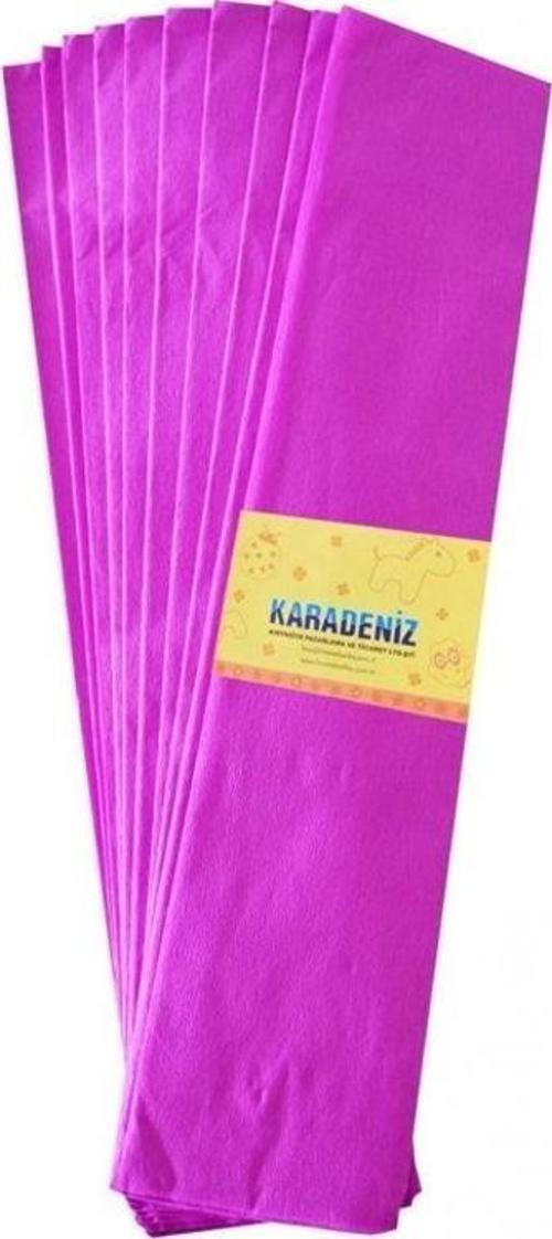 Lüx Krapon Kağıdı (50x200 cm) 10'lu Paket MOR