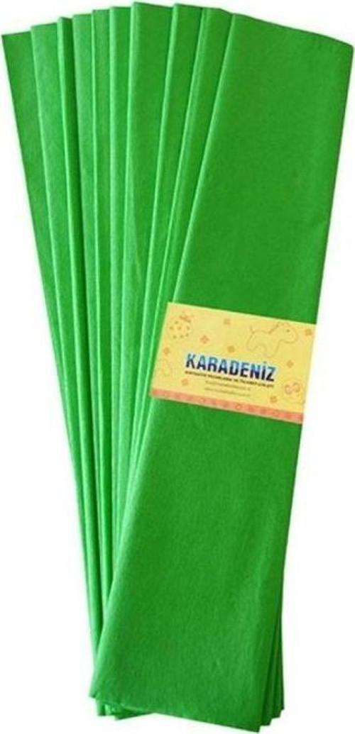 Lüx Krapon Kağıdı (50x200 cm) 10'lu Paket YEŞİL