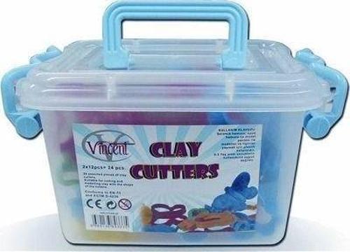 Clay Cutters Hamur Kalıpları 24'lü Kova
