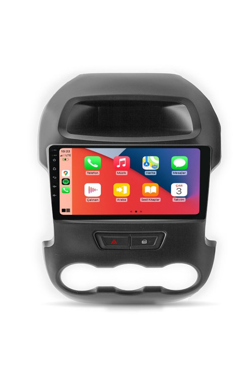 AR.138 Ford Ranger 2011 2014 4+32GB Android Carplay Multimedya Teyp