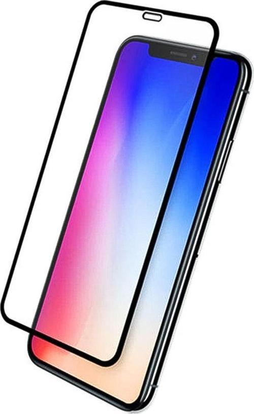iPhone 11 Pro Max Ekran Koruyucu 9D Temperli Cam - Siyah