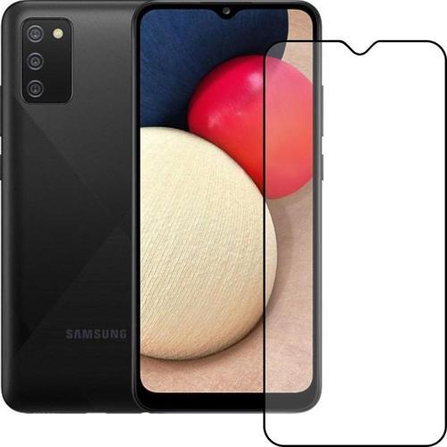 Samsung Galaxy A02s Ekran Koruyucu 9D Temperli Cam - Siyah
