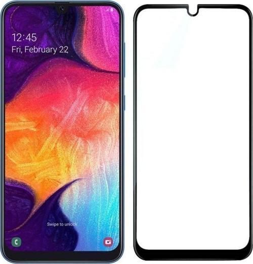 Samsung Galaxy A10 (A105) Ekran Koruyucu 9D Temperli Cam - Siyah