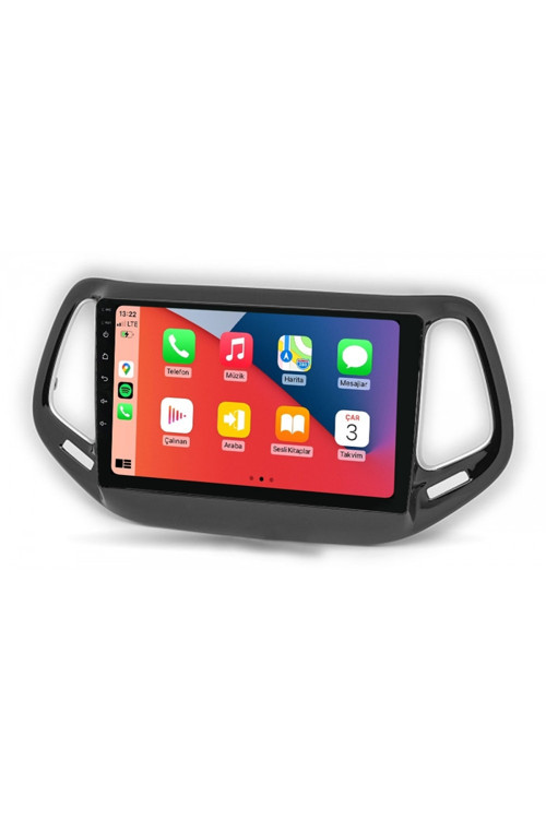 AR.143 Jeep Compass 2017 2020 4+32GB Android Carplay Multimedya Teyp