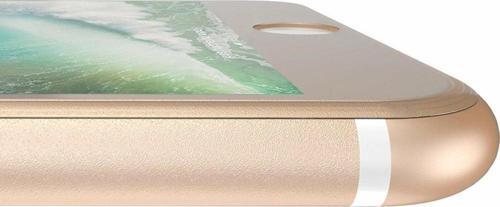 iPhone 6 Plus Metal Kenarlı Cam Ekran Koruyucu Gold