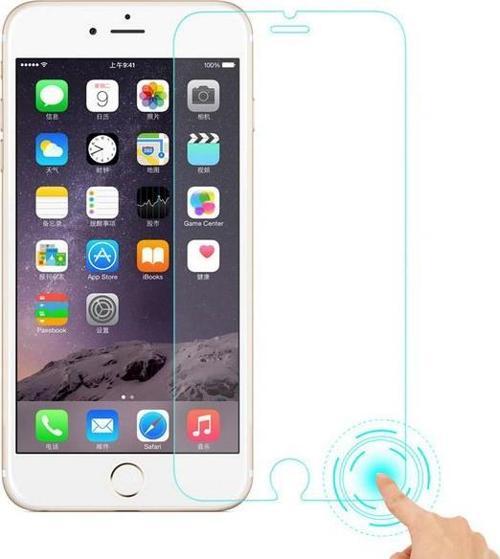 iPhone 6-6s Geri Tuşlu Cam Ekran Koruyucu