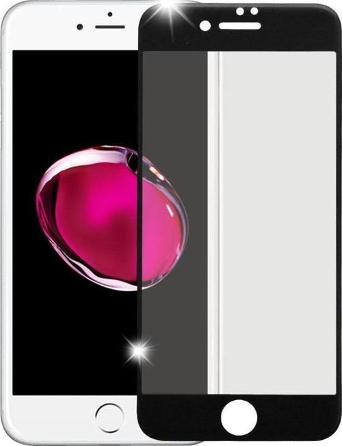 iPhone 7 / 8 Ekran Koruyucu 9D Temperli Cam - Siyah