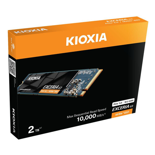 Kıoxıa Exceria Gen5 G3 2tb Nvme M.2 Sata Ssd R:10000mb/s W:9600mb/s LVC10Z002TG8