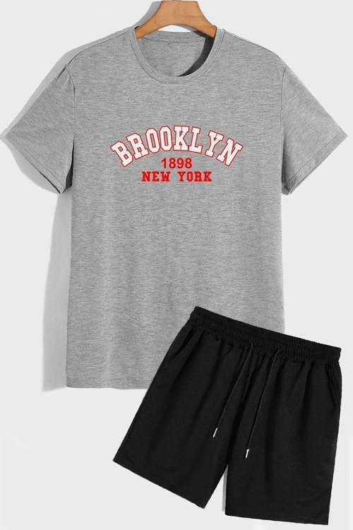 Brooklyn Şort T-shirt Eşofman Takımı