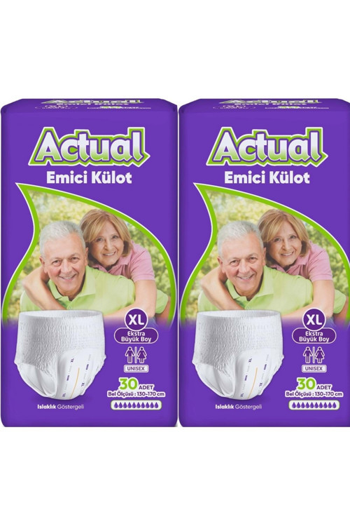Emici Külot Yetişkin Bezi XL 60 Adet