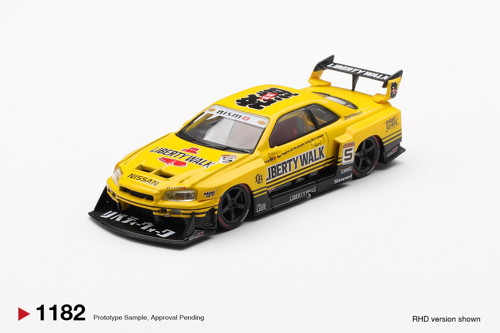 Nissan LB-ER34 Super Silhouette SKYLINE Sport Yellow 1182