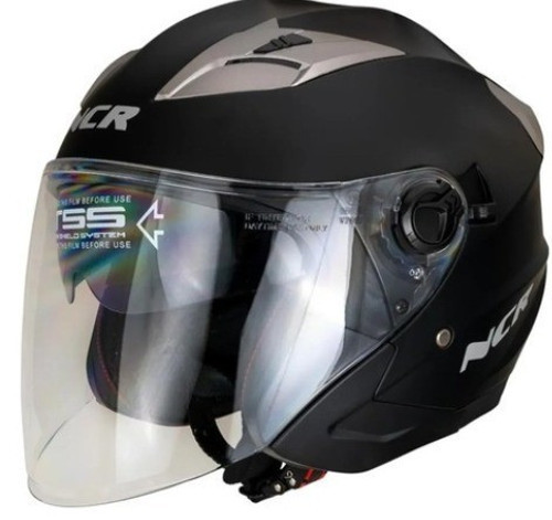 KASK ÇENESİZ 708 ECE 22/06 BELGELİ- MAT SİYAH