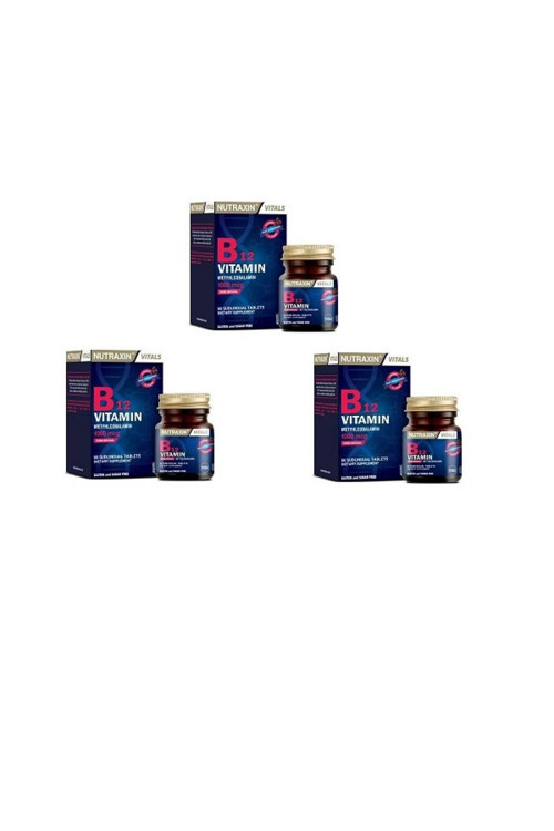 B12 Vitamin 1000mcg 60 Tablet 3 Adet