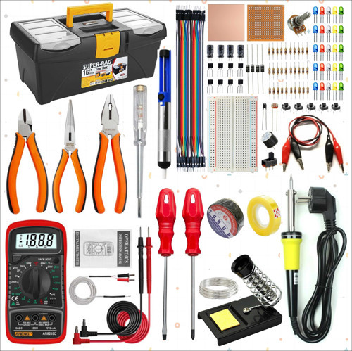 MESLEK LİSESİ ELEKTRİK ELEKTRONİK USTA 16 İNÇ TAKIM ÇANTASI (PRO)