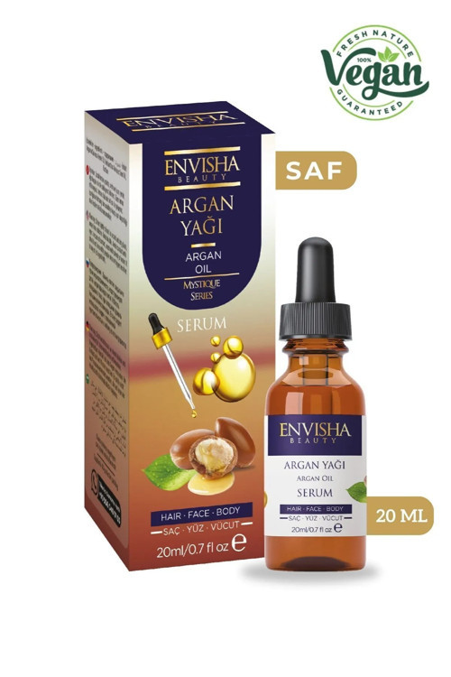 Envisha Argan Yağı 20 Ml Saf Aromatherapy Saç Bakım