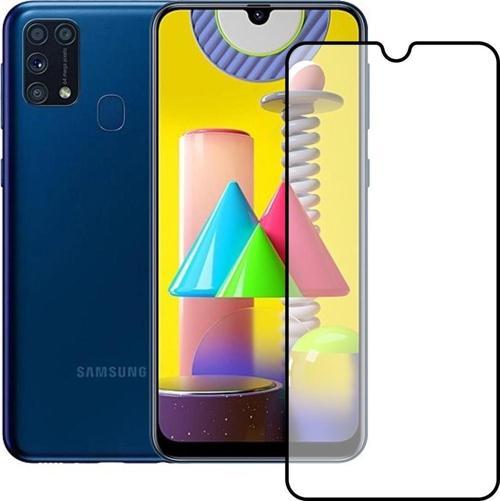 Samsung Galaxy M31 Ekran Koruyucu Seramik Mat Nano 9D Tam Kaplama Siyah