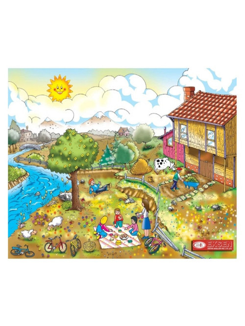 Eğitici Yapboz Puzzle 25X35 Farklı Resim - 2 adet