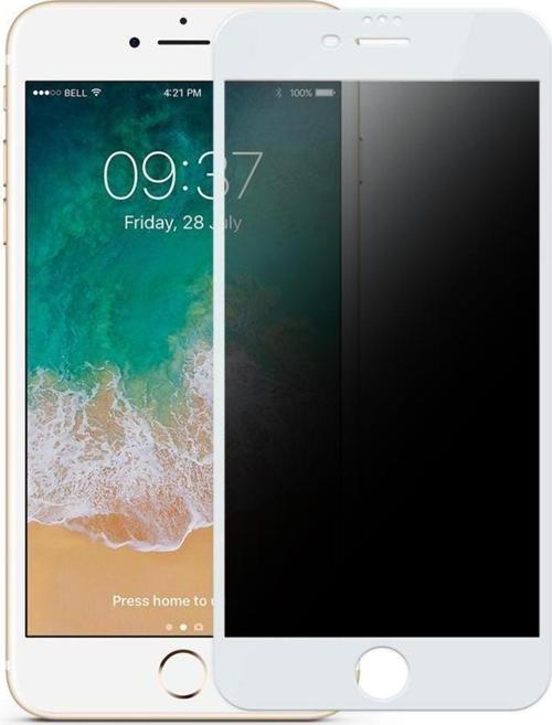 iPhone 6 / 6s Hayalet Privacy Gizli Seramik Mat Ekran Koruyucu Beyaz