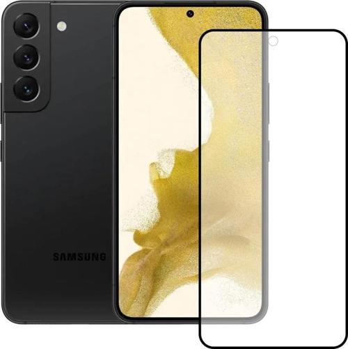 Samsung Galaxy S22 Ekran Koruyucu Seramik Mat Nano 9D Tam Kaplama Siyah