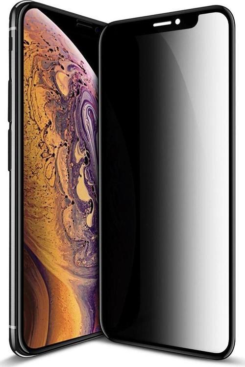 iPhone X / XS Hayalet Privacy Gizli Cam Ekran Koruyucu Siyah