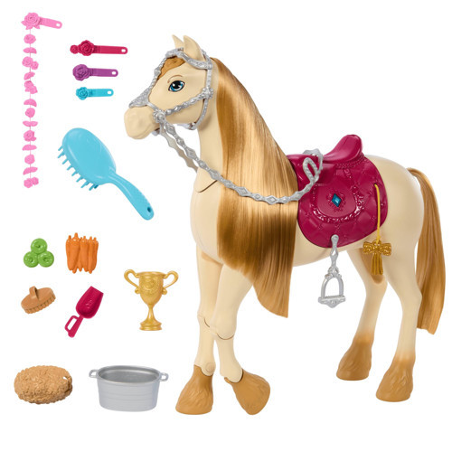 ve Dansçı Atı Barbie Gizemleri, Büyük At Kovalamacası ; sesler, müzikler ve aksesuarlara sahip etkileşimli oyuncak at HXJ42