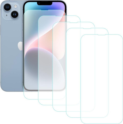 iPhone 14 Plus Temperli Cam Ekran Koruyucu 5li Eko Paket