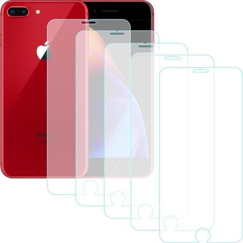 iPhone 7 Plus / 8 Plus Temperli Cam Ekran Koruyucu 5li Eko Paket