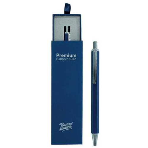 Premium Tükenmez Kalem Kutulu Mavi 360-2917