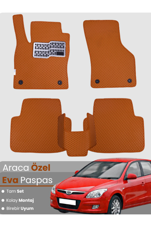 Hyundai İ30 (2007-2011) Uyumlu Eva Paspas Tam Set–Araca Özel,Kolay Montaj,Su Geçirmez