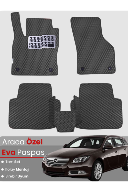 Opel Insignia (2008-2013) Uyumlu Eva Paspas Tam Set–Araca Özel,Kolay Montaj,Oto Paspas