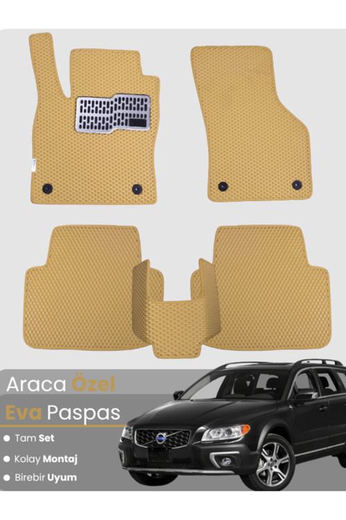 Volvo Xc70 (2007-2016) Uyumlu Eva Paspas Tam Set–Oto Paspas,Araca Özel,Tam Koruma,Kolay Montaj